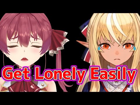 Marine and Flare get lonely easily.  Marine's past　[Hololive/Houshou Marine/Shiranui Flare]