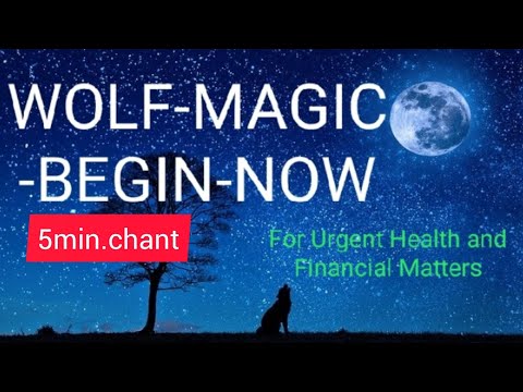 💖Switchwords- WOLF-MAGIC-BEGIN -NOW| 5 min. chant|Urgent Health and Financial Matters💖🌈🐶🐺🙏