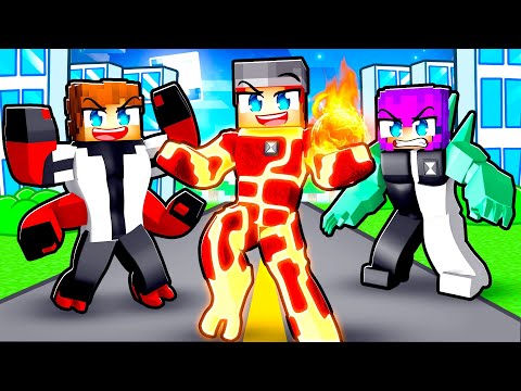 Having a BEN 10 Family in Minecraft!