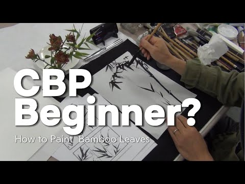 How to Paint Bamboo Leaves: Chinese Brush Painting Techniques for Beginners