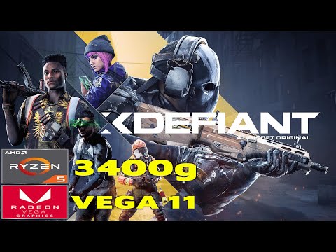 XDefiant | Ryzen 5 3400G Vega 11 2x8 (2666MHz) 16GB RAM