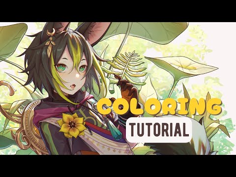 how I colour illustrations ✦ tutorial【CLIP STUDIO PAINT】