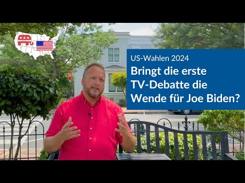 US-Wahl 2024: Bringt die erste TV-Debatte die Wende für Joe Biden?