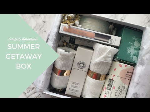 Integrity Botanicals Summer Getaway Limited Edition Box Review // Laura's Natural Life