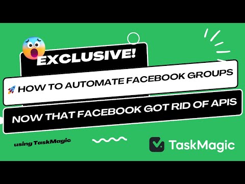 🚀 How to Automate Facebook Groups WITHOUT APIs? TaskMagic Unveils Game Changing Automation Hack! 🧙