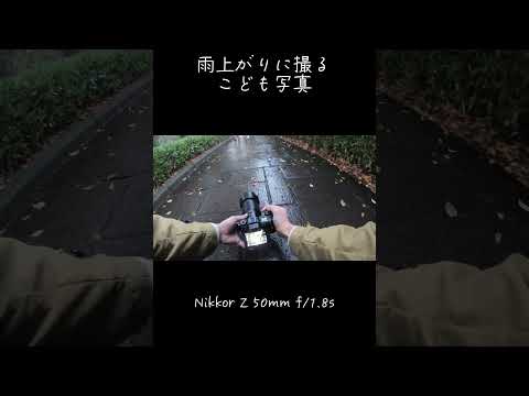 雨上がりに撮るこども写真 #shorts