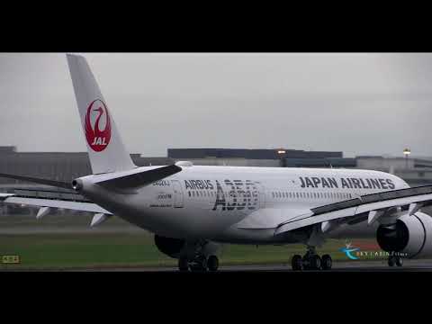 【 革新のシルバー!! JAL エアバスA350 2号機が訓練開始!! 】 Japan Airlines(JAL) Airbus A350-900 JA02XJ