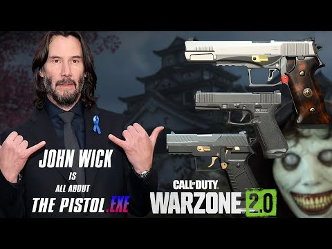 John Wick Pistols .exe Warzone 2 #warzone2 #codmw2 #johnwickedit