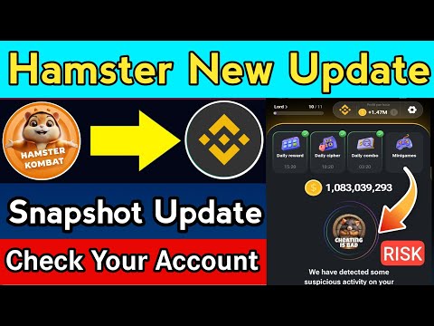 Hamster Kombat New Update || Cheating Is bad || Hamster Kombat Snapshot | Hamster Withdrawal update