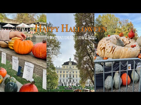 [trip vlog] Living in Germany｜Halloween｜Pumpkin Festival🎃｜Ludwigsburg (Eng