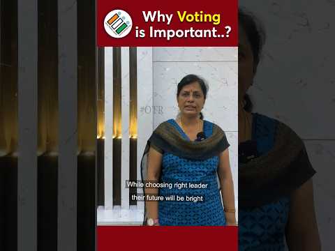 Why Voting is Important? #loksabhaelection2024 #electioncommission  #obeytherules #publicopinion