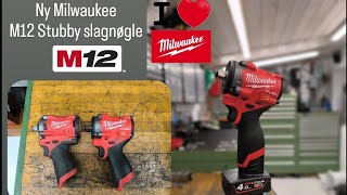 Ny Milwaukee M12 stubby slagnøgle 💪😎👍