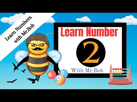 Learn number 2 for kids. Numbers for kids. kids educational videos. Math for kids.