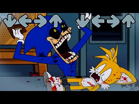 Sonic EXE Friday Night Funkin' be like + Shin Sonic Tapes KILLS Tails - FNF