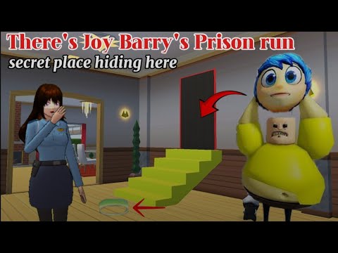 There's الفرح داخل وخارج سجن باري Joy inside out Barry's Prison run secret place inside | SSS