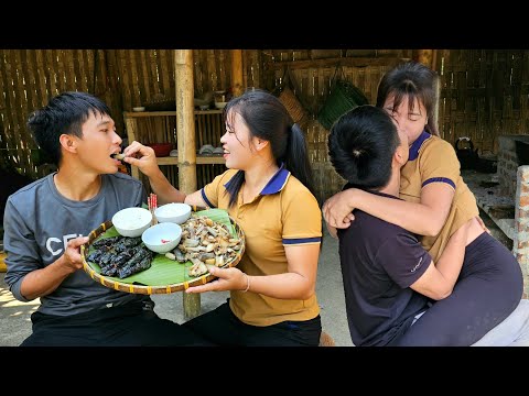 Cooking warm meals together - everyday life | Linh's Life