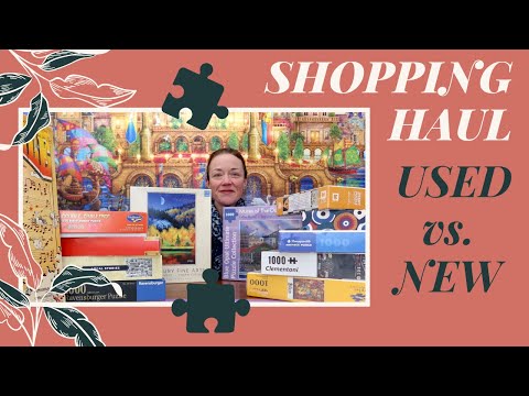 Jigsaw Puzzle Shopping Haul - Used vs. New