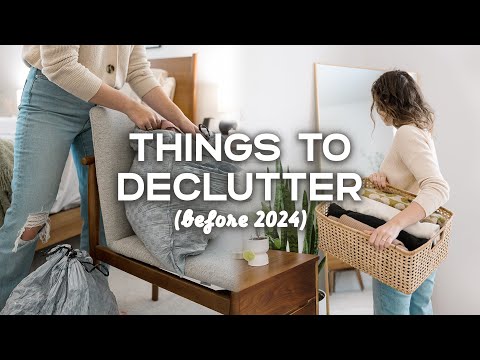 24 Things to GET RID OF (Before 2024!) | Easy Decluttering Ideas