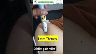 Laser therapy for Sciatica pain relief #youtuber #subscribe #like #reels #shortvideo #physiotherapy