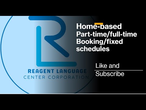 REGEANT HOMEBASED ESL COMPANY/ Part-time/full-time