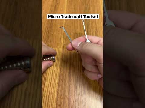 Don’t let the size fool you, the Micro Tradecraft Toolset is super effective. #LockPicking