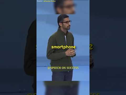 Technology can be a positive force || Sundar Pichai