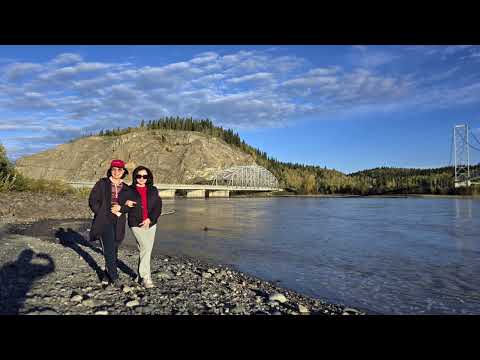 Big Delta Bridge & Bluff (Tanana River & Delta River) Alaska