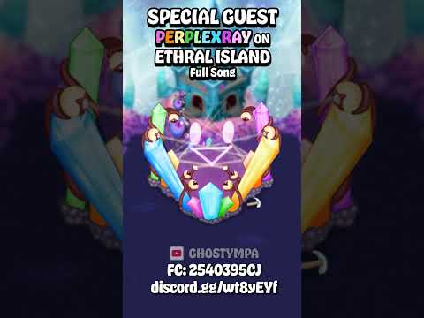 PERPLEXRAY - Ethereal Island (Fanmade Crystal Quad Ethereal) [My Singing Monsters] #shorts