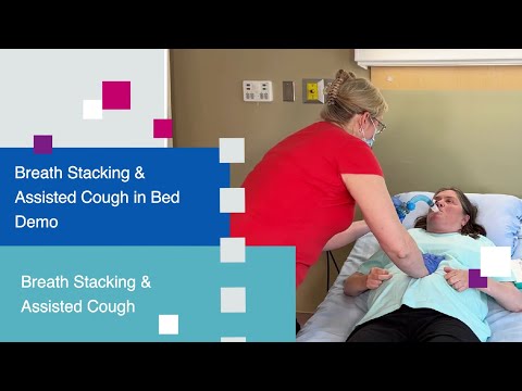 Breath Stacking & Assisted Cough Demo in Bed | Respiratory Management | Spinal Cord Injury Ontario