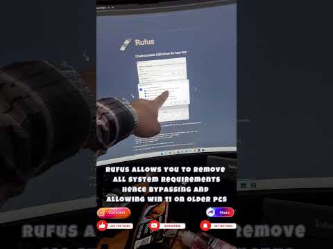 how to bypass win 11 minimum system requirements using RUFUS. have an older system? NO WORRIES