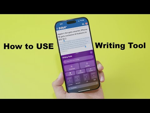 How to Use Writing Tool on iOS 18.2 iPhone 16 Pro Max - Apple Intelligence