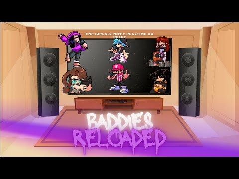 FNF Girls and Poppy Playtime AU React - FNF Baddies Reloaded - FNF Mod - Gacha Club