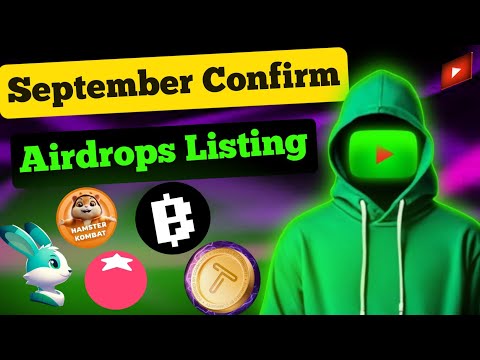 Those Telegram Airdrops that will have confirmed listings in September | Hamster, Bondex, To Market