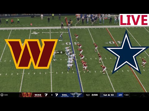 🔴LIVE 🔴Washington Commanders vs Dallas Cowboys/ NFL Week 18/NFL Madden NFL PS 5 HD