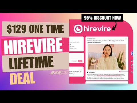 🔰🔰Hirevire Lifetime Deal |  Secret to Finding the BEST Job Candidates | $129 Lifetime Deal | 95% Now