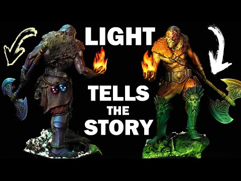 Paint Minis With LIGHT! Extreme Environmental Lights, OSL & Glow Effects