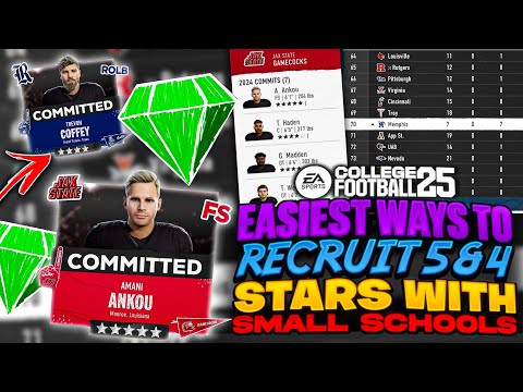 The Easiest Way to Recruit 5 Star Players With Small Schools