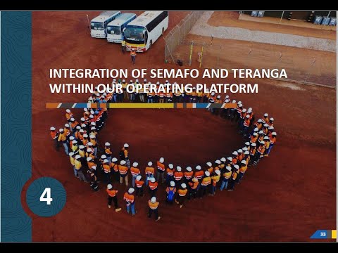 Endeavour's 2021 Capital Markets Event - Integration of SEMAFO and Teranga assets