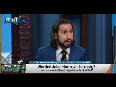 FIRST THINGS FIRST | Nick Wright RIPS Jalen Hurts For HURTING Philadelphia Eagles With Style Of Play