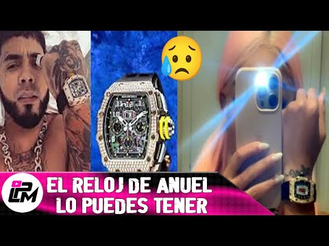 Reloj de de Anuel Richard Mille y Yailin puede estar en tus manos