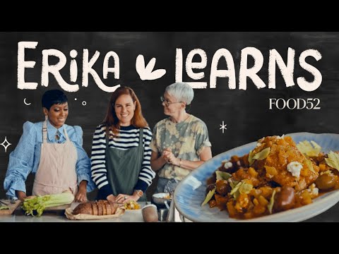 Erika Learns To Make Chicken Thighs With Dates & Olives