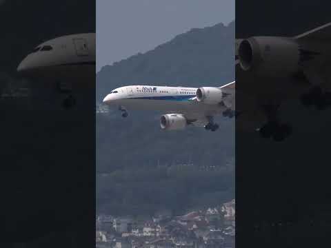 ANA B787-9✈️ JA833A from Tokyo Haneda Osaka International Airport Reverse approach💦