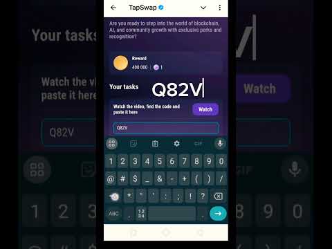 Earn big in crypto part 1 | Tapswap code | Tapswap code today earn big in crypto part 1