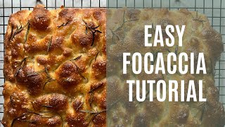 Easy Overnight Focaccia Tutorial (uses instant yeast)