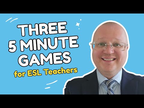 Five Minute No Prep Time Fillers for ESL Teachers  | Teacher Val