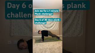 Plank challenge Day 6! 1 minute! #yeswecan #plankchallenge #newyearchallenge