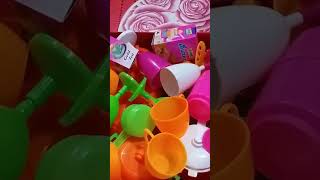 mini plastic kitchen toys #miniature #ytshorts #subscribe #miniaturecooking