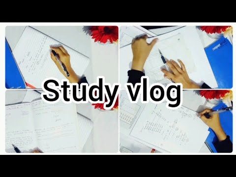 A Productive Study vlog || Maths Study Vlog || Study with me