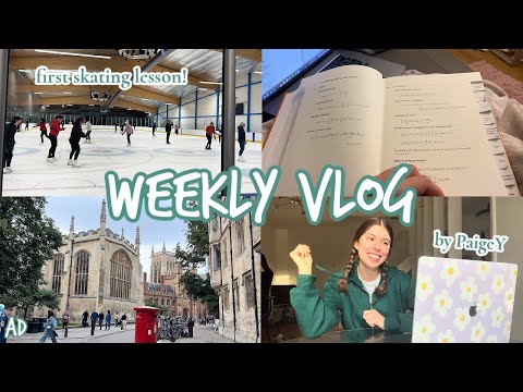 STUDENT ACTUARY VLOG #3 | exam revision + my first ice skating lesson!