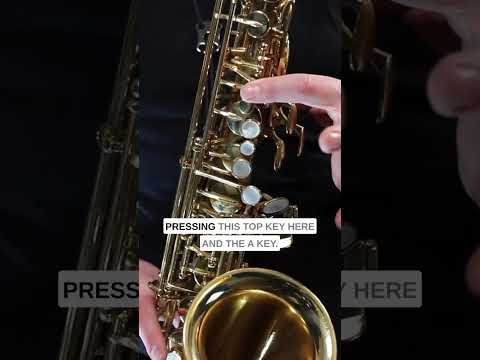 High F Alternative Front Sax Fingering #altosax #saxophone